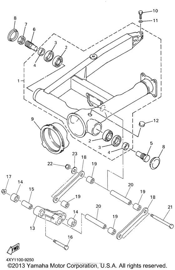 XVZ13TFL Бугель