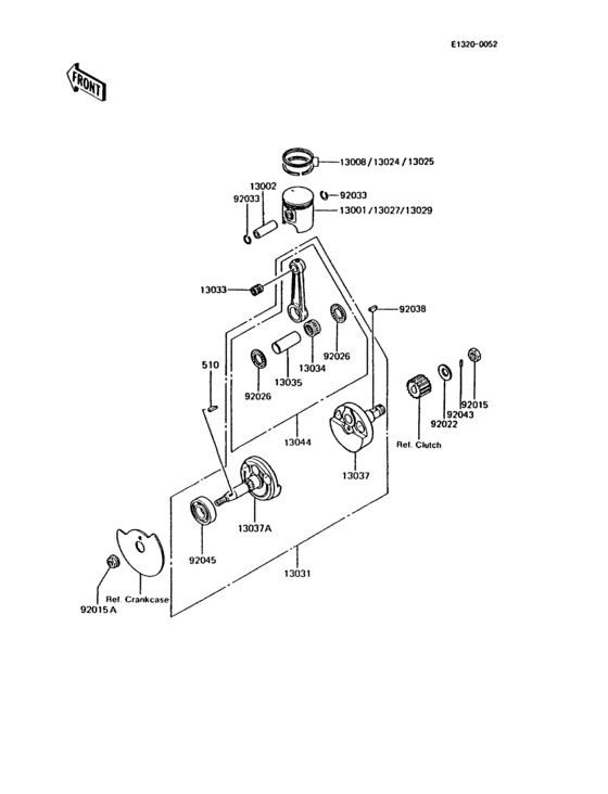 Crankshaft/piston