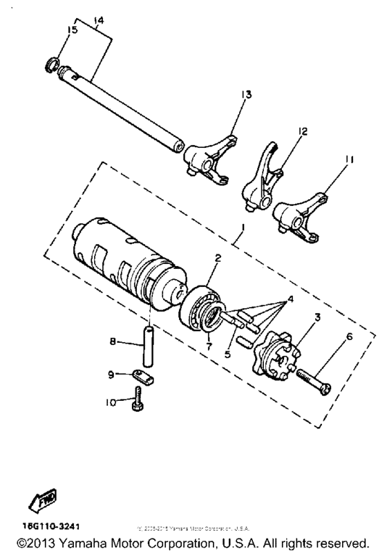 XJ700SC Копирный вал