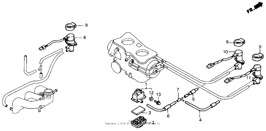 GL1500I Solenoid valve 90-91