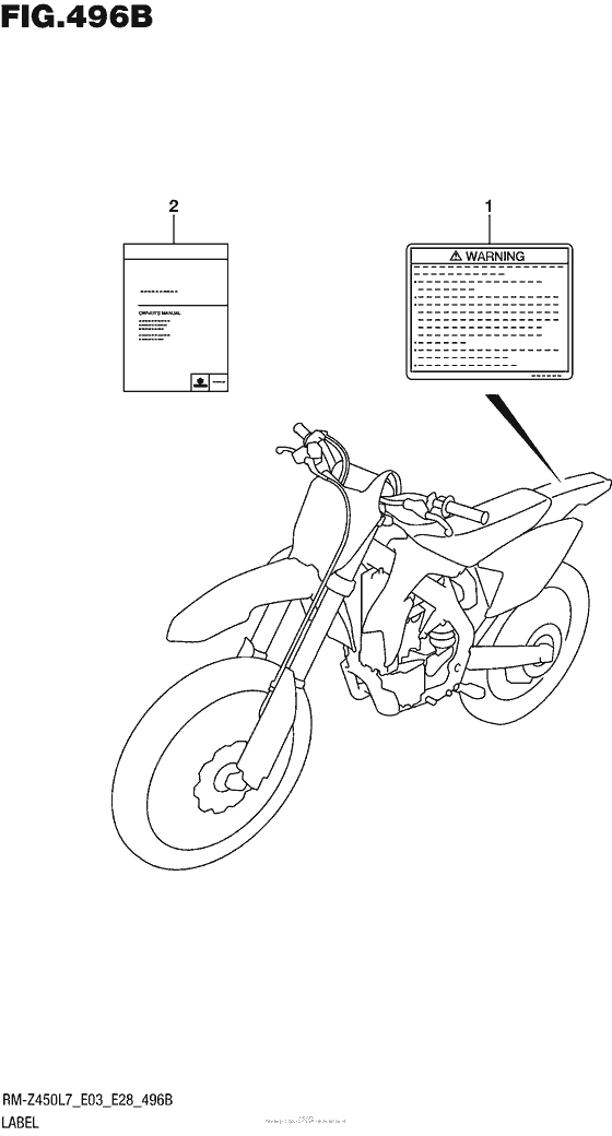 Label (Rm-Z450L7 E28)