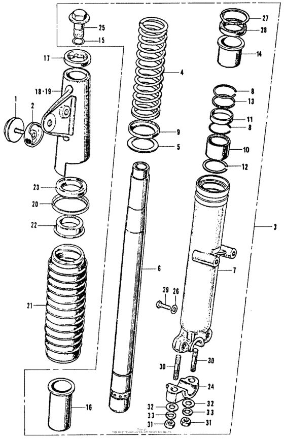 Cl right front fork k2