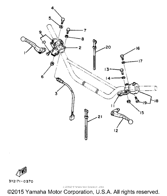Handle switch - lever