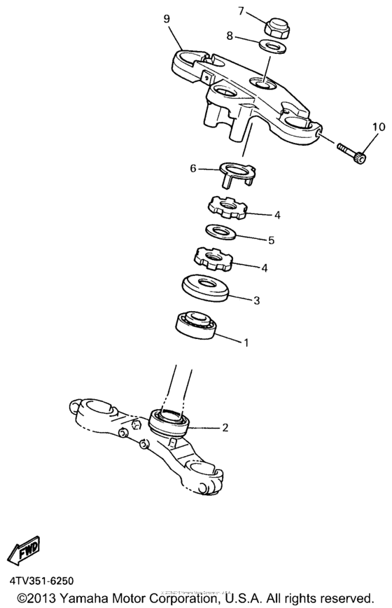 YZF600RKC Управление