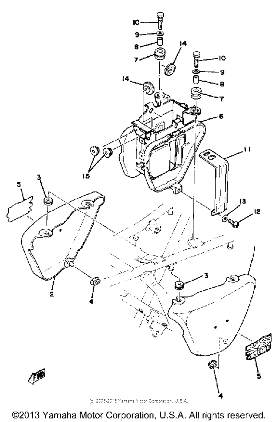 Side cover - battery box