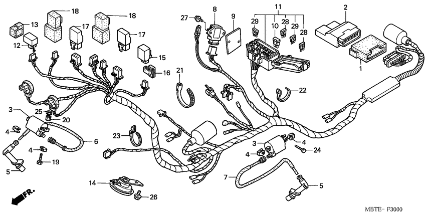 Harness wire