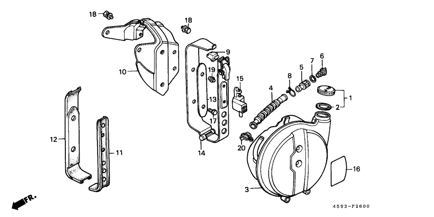Sub fuel tank