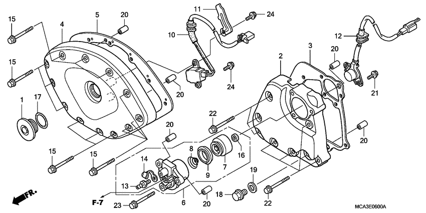 Front cover/transmission cover