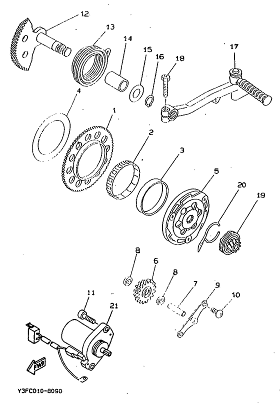 CW50RSP Стартер