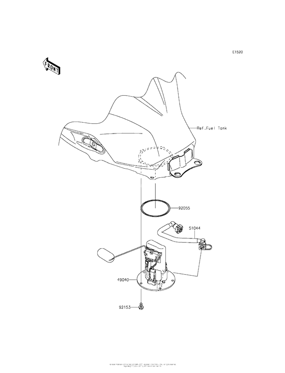 EX300 Топливный насос