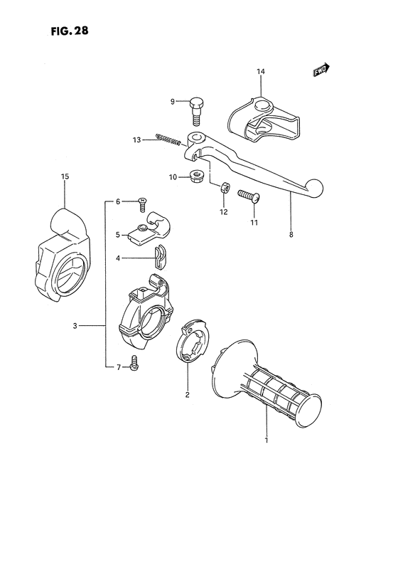 Right handle switch