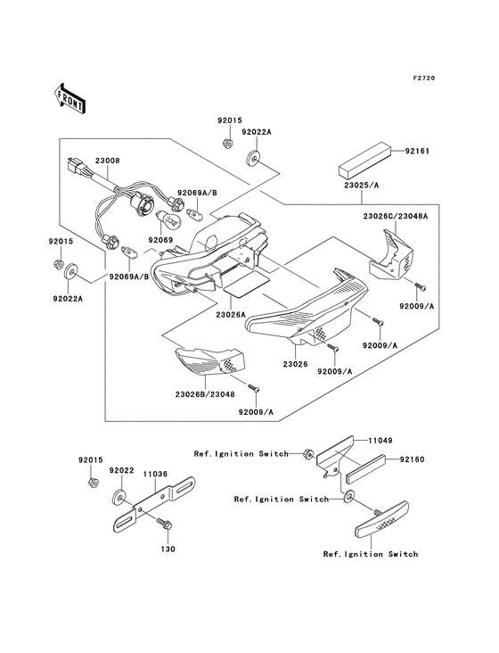 Taillight unit ass`y