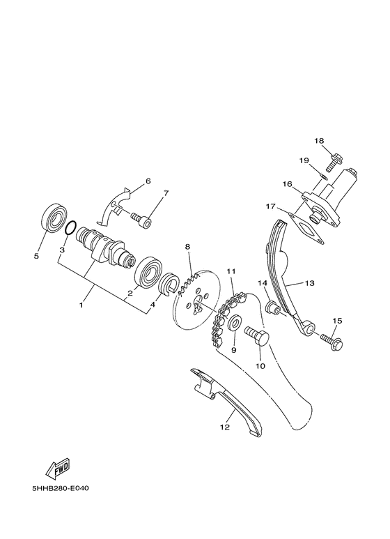Camshaft & chain