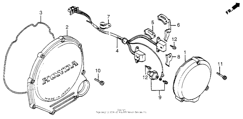 Clutch cover + pulse generator