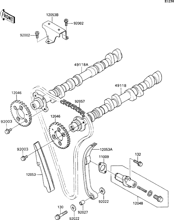 ZX1100 Распредвал