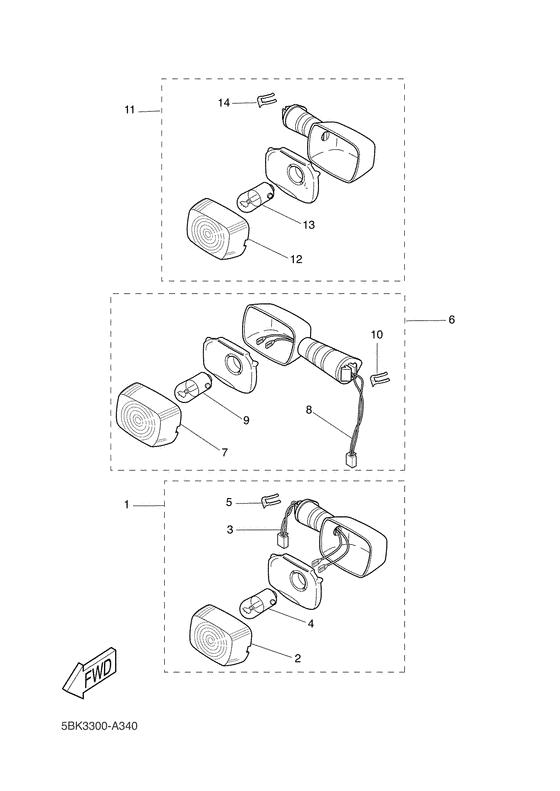 DT50RSM Поворотники
