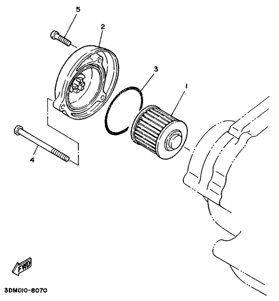 XV250S Масляный фильтр