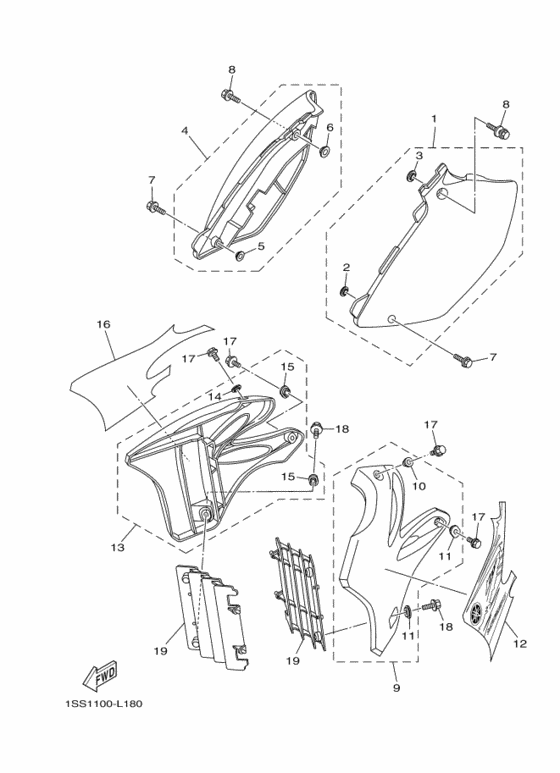  Боковые обтекатели
