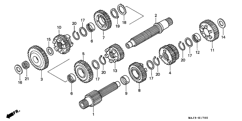 ST1100 Трансмиссия