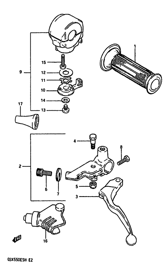 Left handle switch