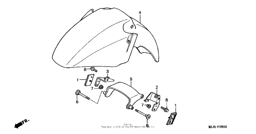 ST1100 Front fender (1)