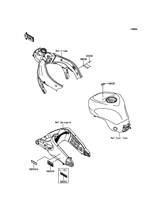 ZX600 Лейбл предостережения