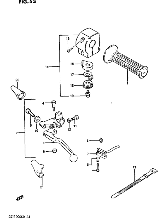Left handle switch