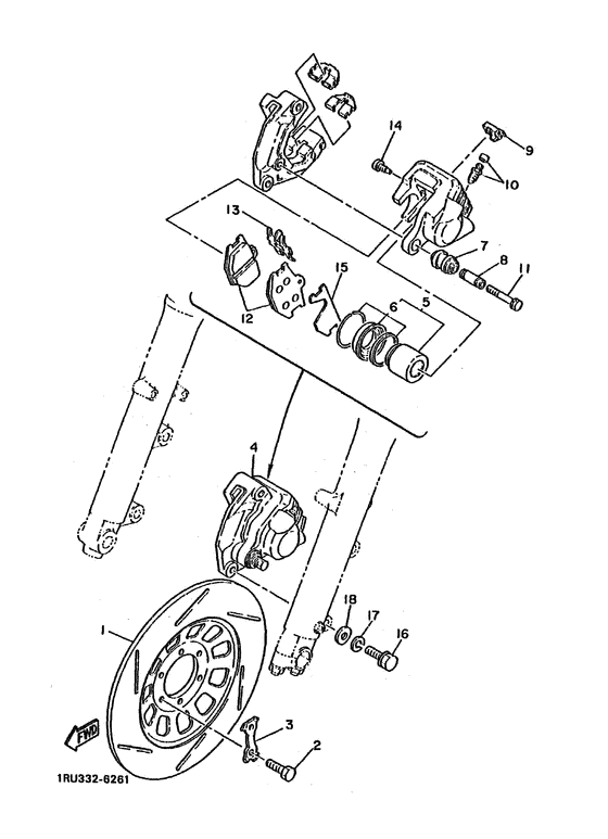 Vorderradbremssattel