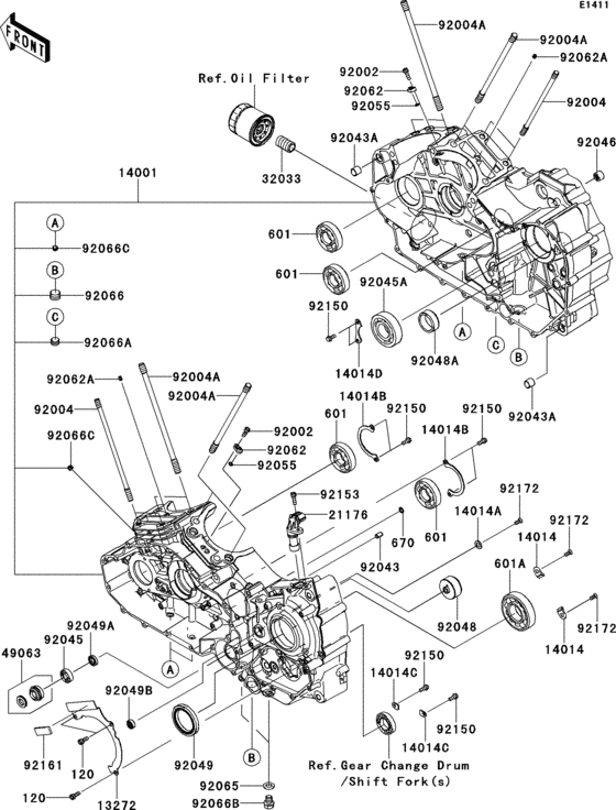  Картер двигателя