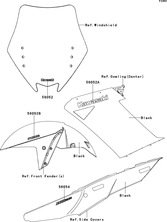 ZG1400 Наклейки (black)(a8f)