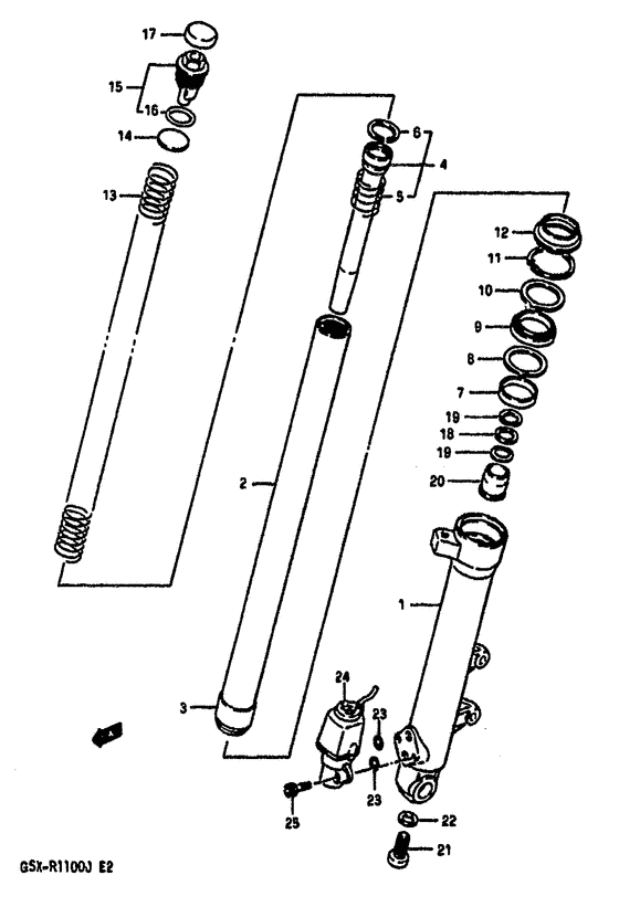 Front lh damper