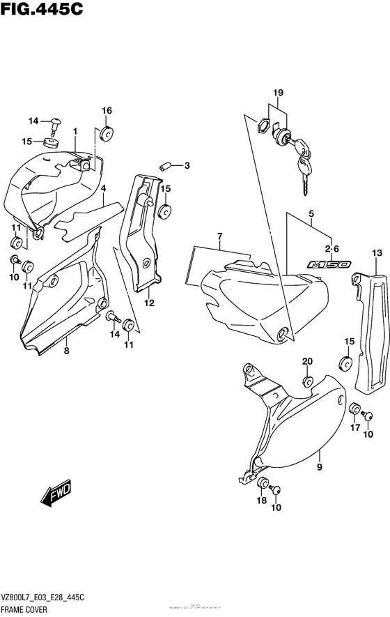 Frame Cover (Vz800L7 E33)