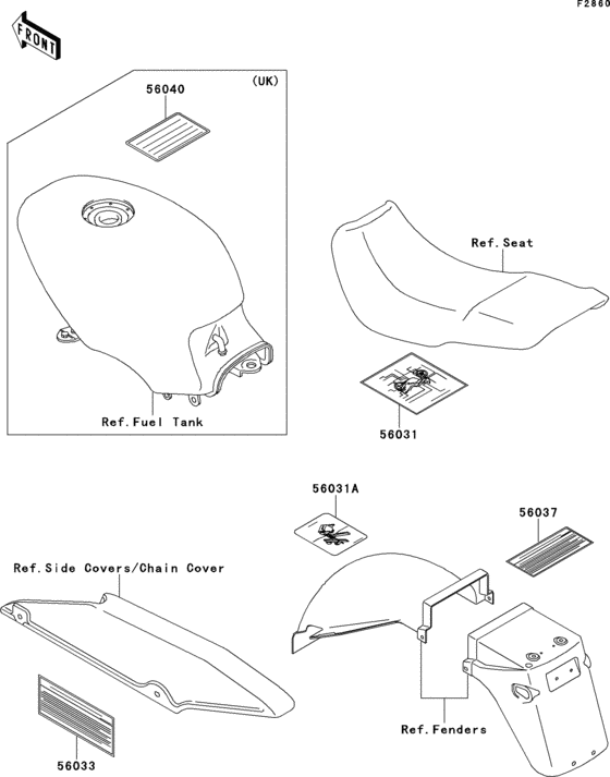 EX500 Лейбл предостережения