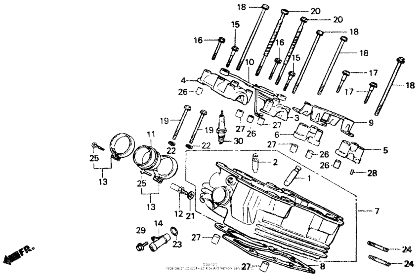 Cylinder head (rr.) 88
