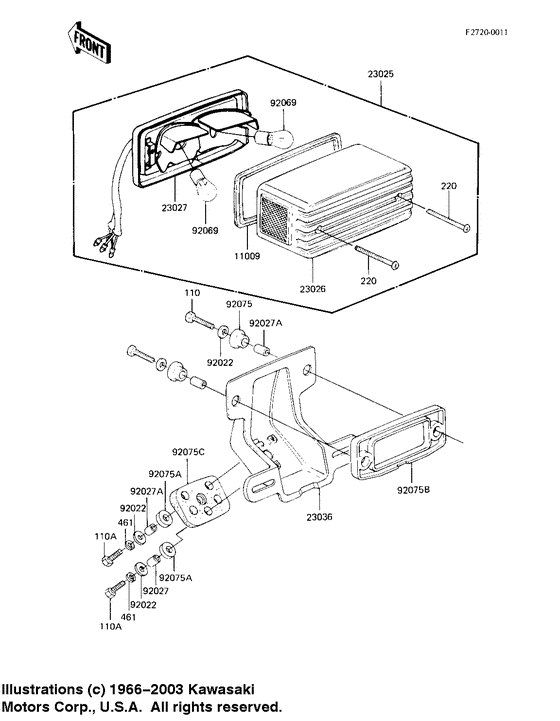 Taillight unit ass`y