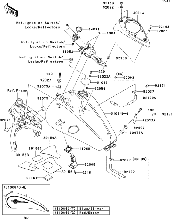 VN1600 Fuel tank(1 / 2)