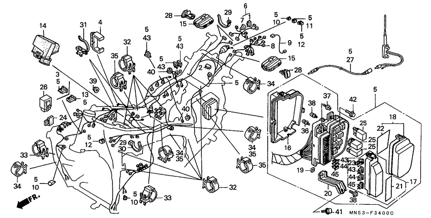 Harness wire