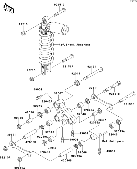 ZX600 Подвеска