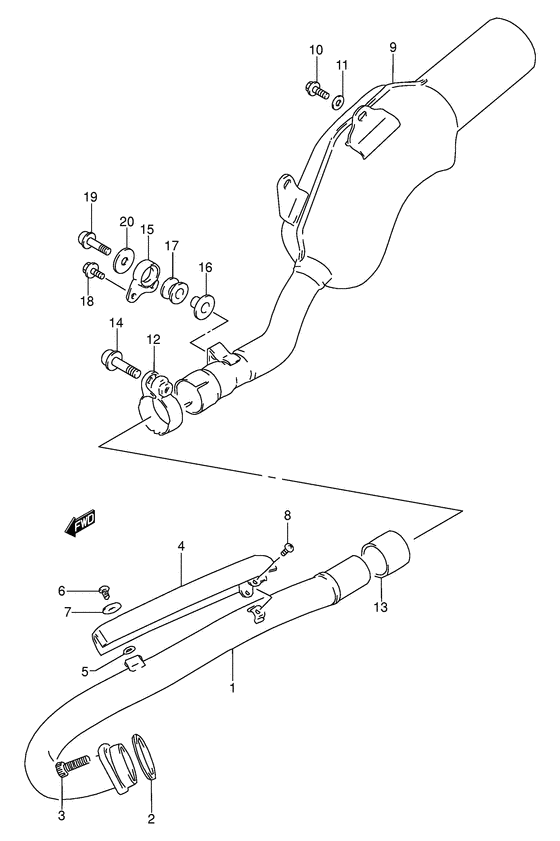 Muffler comp
