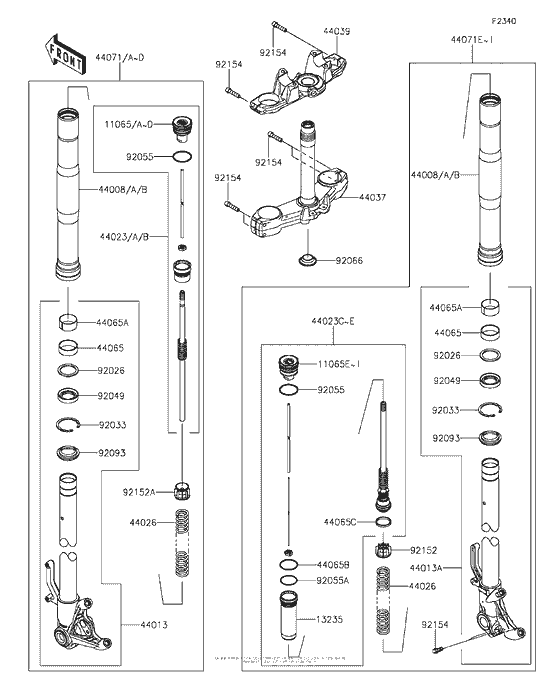 ZR1000 Front Fork(1 / 2)