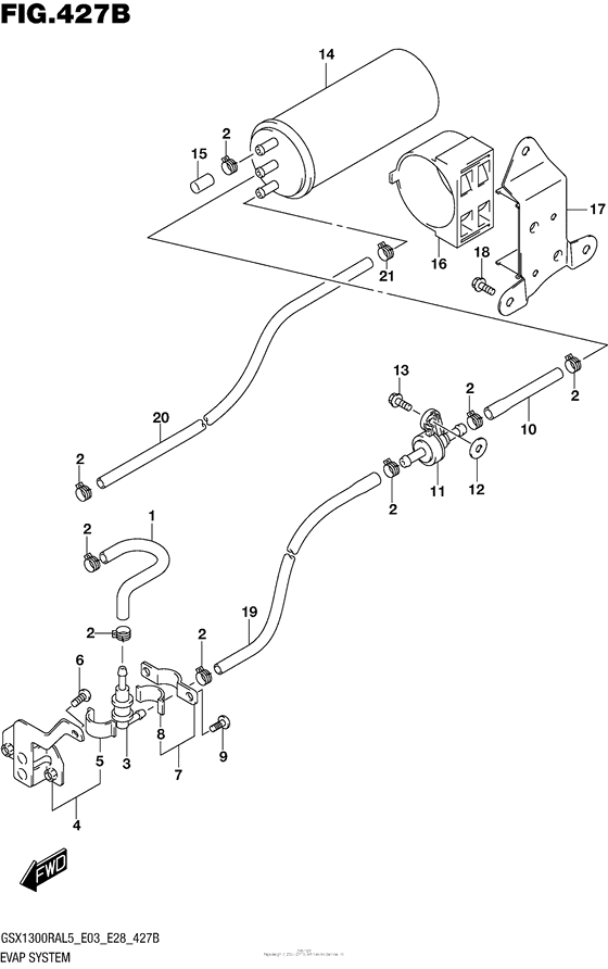 Evap System (Gsx1300Ral5 E33)