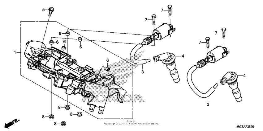 CB500F (ABS) Катушка зажигания