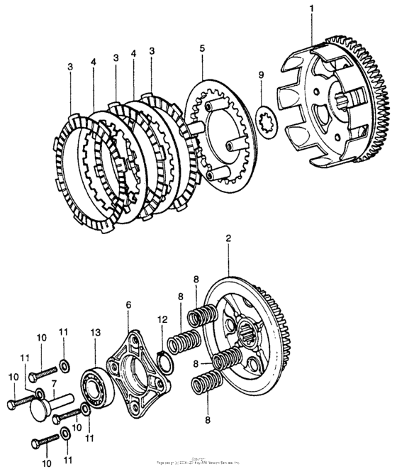 XR75 Сцепление