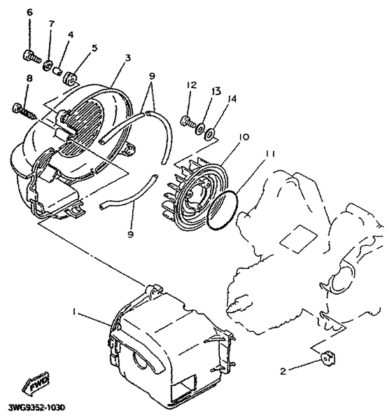 Air shroud. fan
