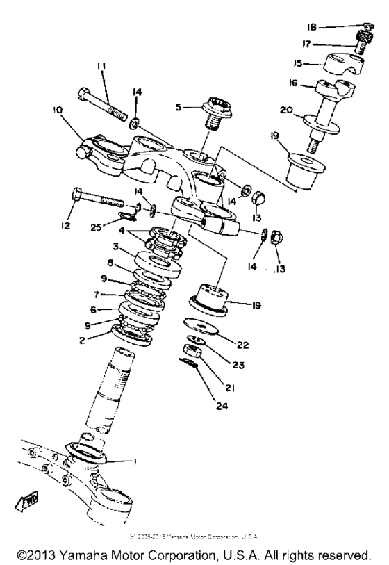 XS650SH Управление