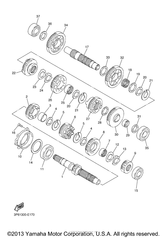 FJR13AV Трансмиссия