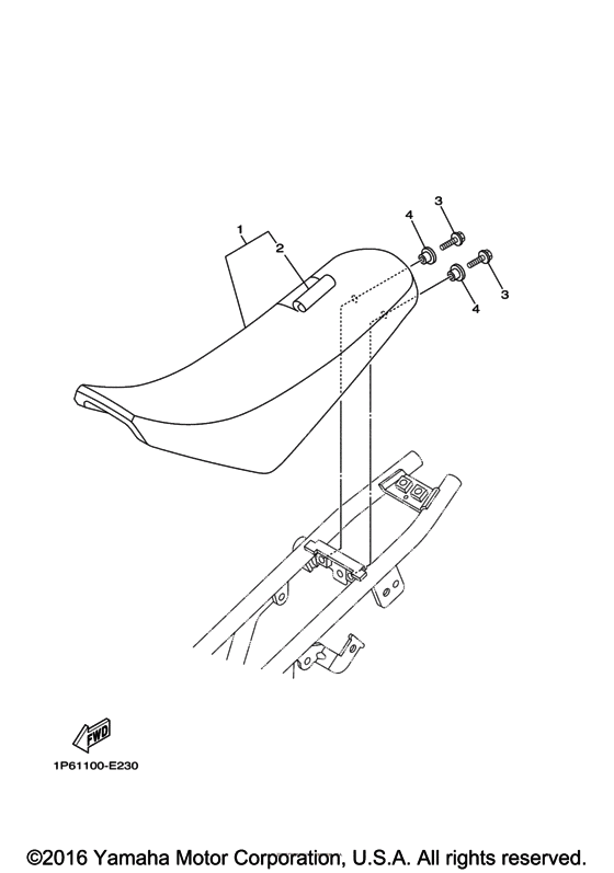 TTR50EH Сиденье
