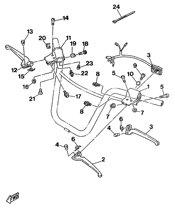 ME50 Handle switch. lever