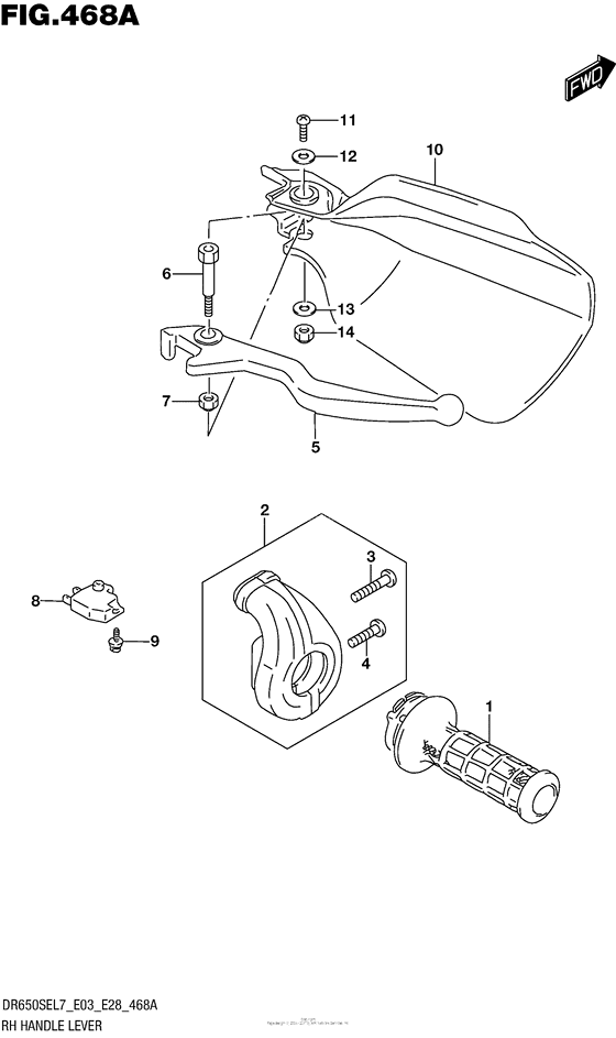 Rh Handle Lever