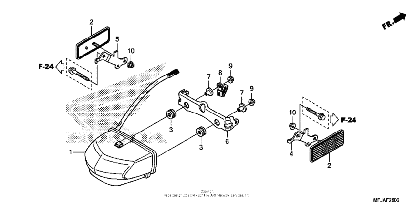 CBR600RR (ABS) Фонарь